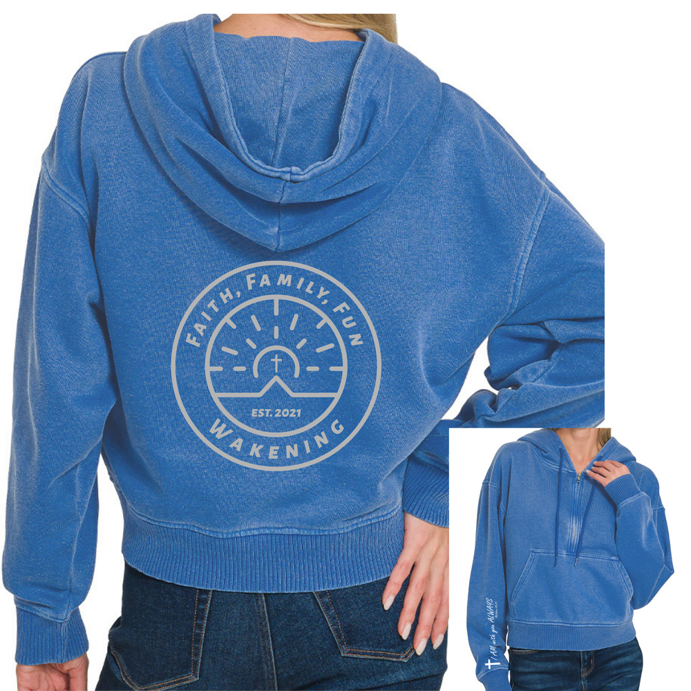Ladies 1/4 Zip Hoodie