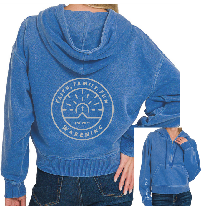 Ladies 1/4 Zip Hoodie