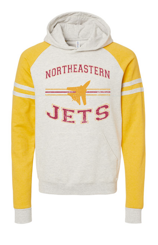 Vintage Look Hoodie-Northeastern