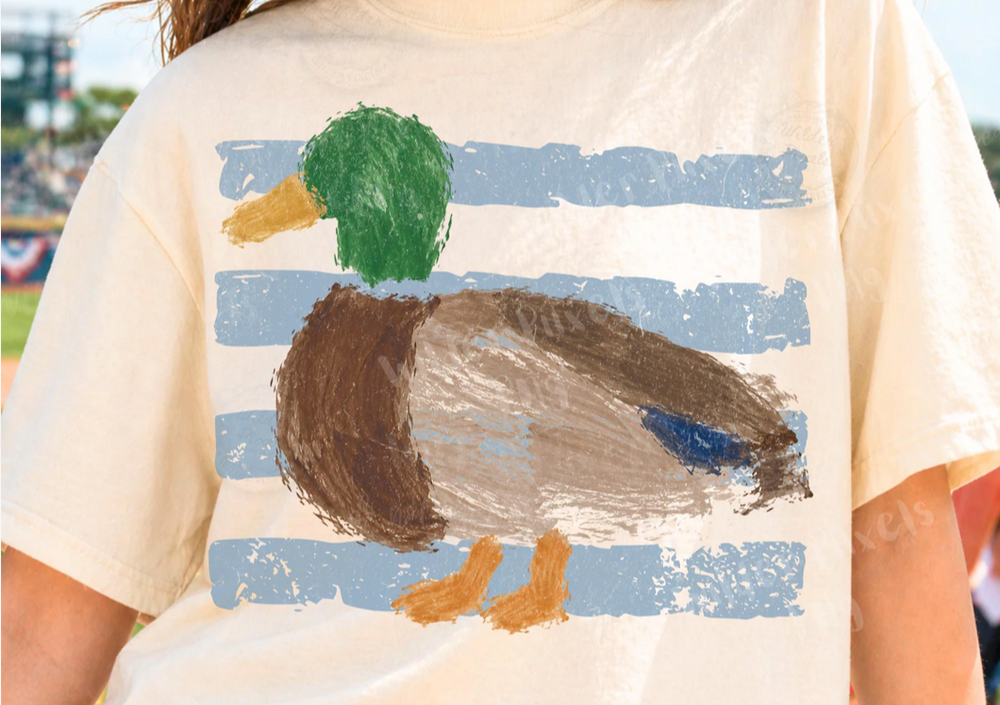 Vintage Retro Mallard Duck